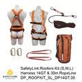 Roof Workers Kit with Harness DP_WAUHAR14GT & 30m Rope Line