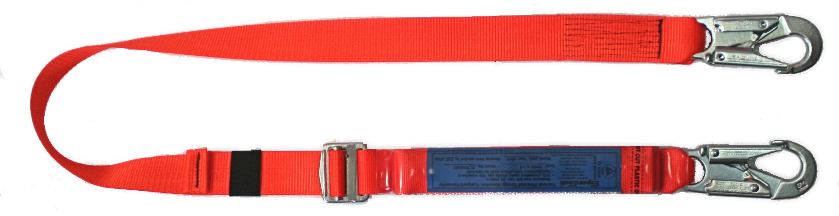 Webbing Lanyard with built in energy absorber